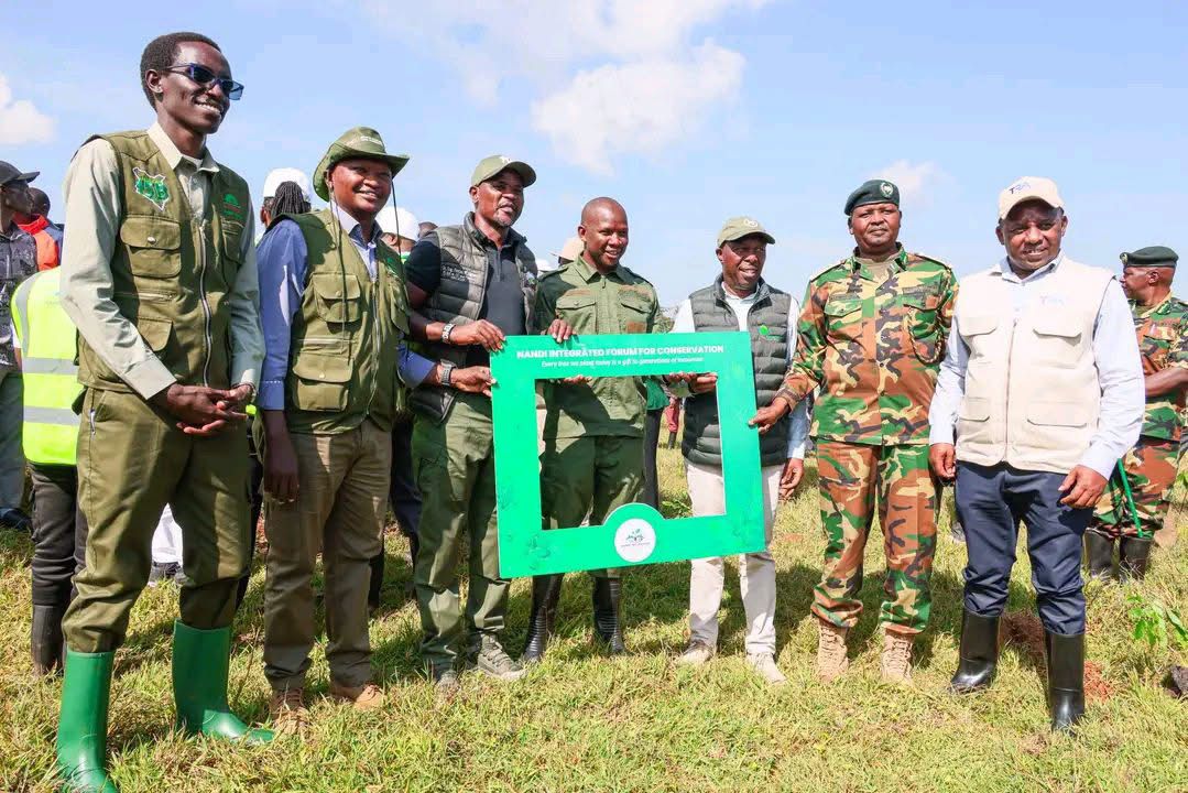 Senior goverment officials from various ministries and department together with the ambassador for the 15Bllion tree programme campaign 