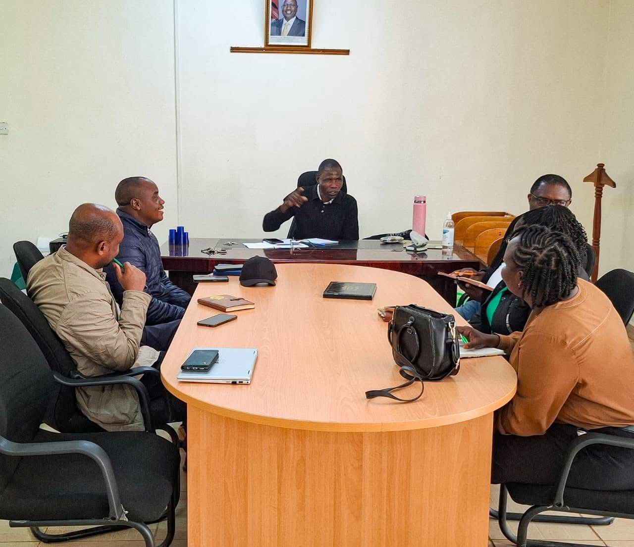 state department officials together with Kakamega county officials engaging in plan for the upcoming world rainforest day