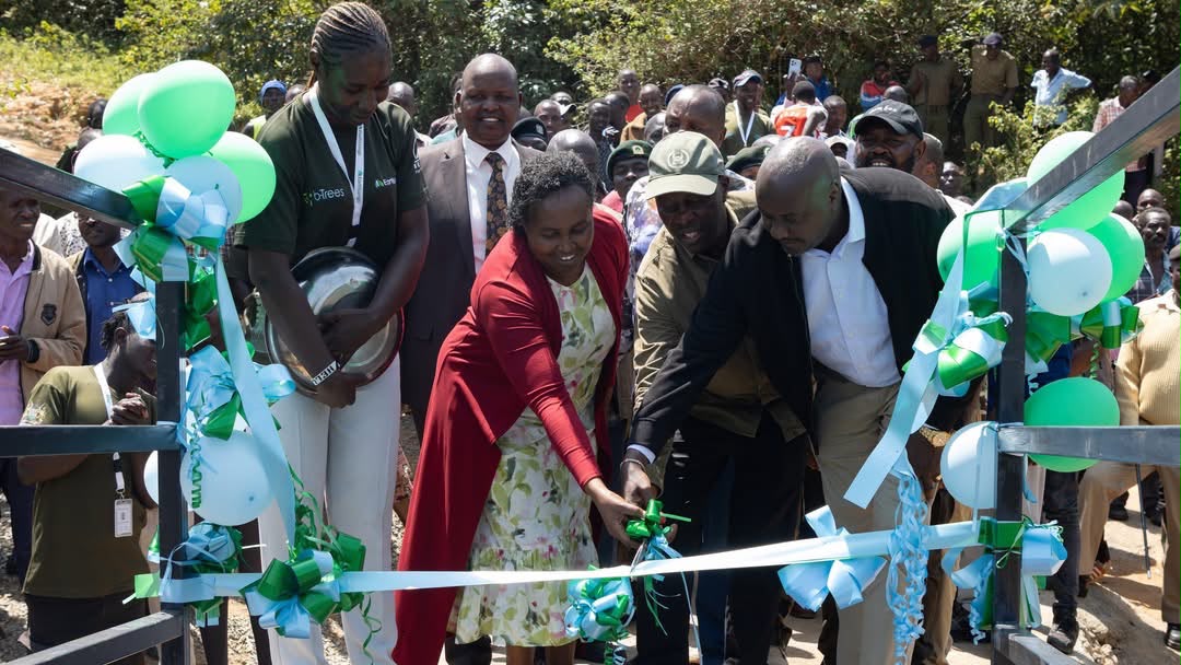 Ceremonial opening of Nyinyira bridge.