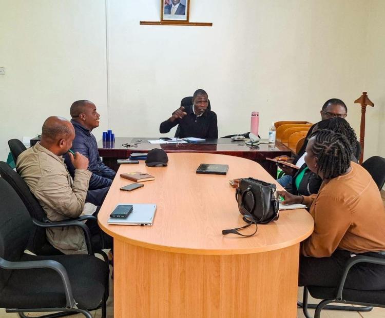 state department officials together with Kakamega county officials engaging in plan for the upcoming world rainforest day