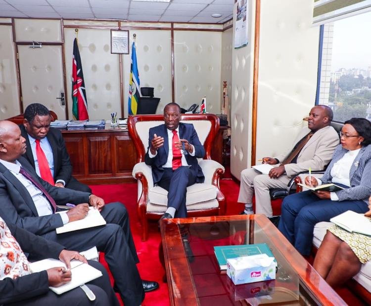 Ps forestry and state department official during a readiness debrief ahead of KICP conservation 10th Edition.