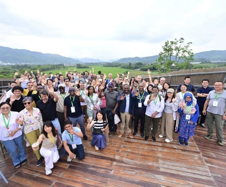 Forestry Principal Secretary Mr. Gitonga Mugambi, Secretary for Forest Development, Mr. George Tarus during the Ecological Civilization Flagship Knowledge Exchange Programme in China.