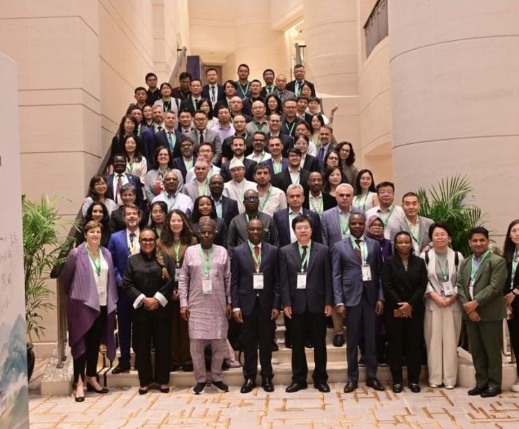 Forestry Principal Secretary Mr. Gitonga Mugambi alongside China's Dignitaries during the Ecological Civilization Flagship Knowledge Exchange Programme in China.